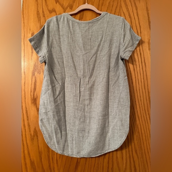 Bella Dahl Grey Tee - Size L - Picture 2 of 9